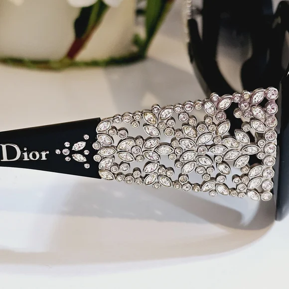 Christian Dior Delicacy Crystal Sunglasses Limited Edition 1059/3500 Rare Vintag - Picture 13 of 16